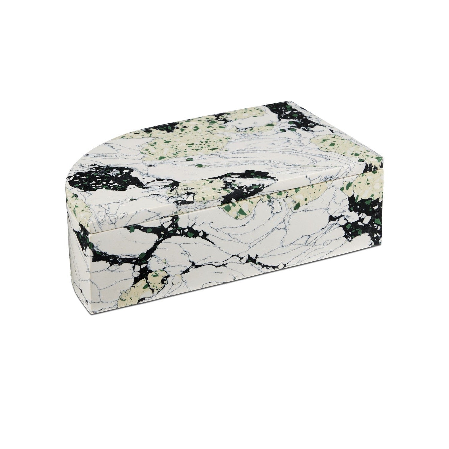 Currey and Company - 1200-0947 - Box - Fossey Collection - White / Black