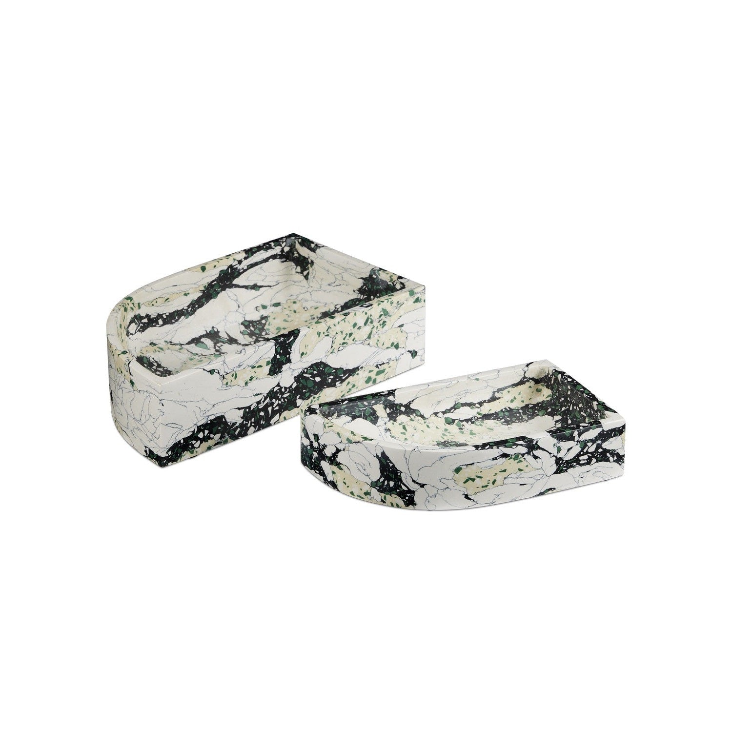 Currey and Company - 1200-0948 - Tray - Fossey Collection - White / Black