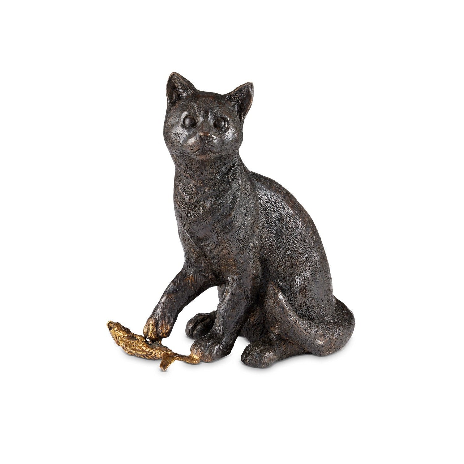 Currey and Company - 1200-0958 - Gatto - Gatto Bronze - Dark Brown / Polished Gold