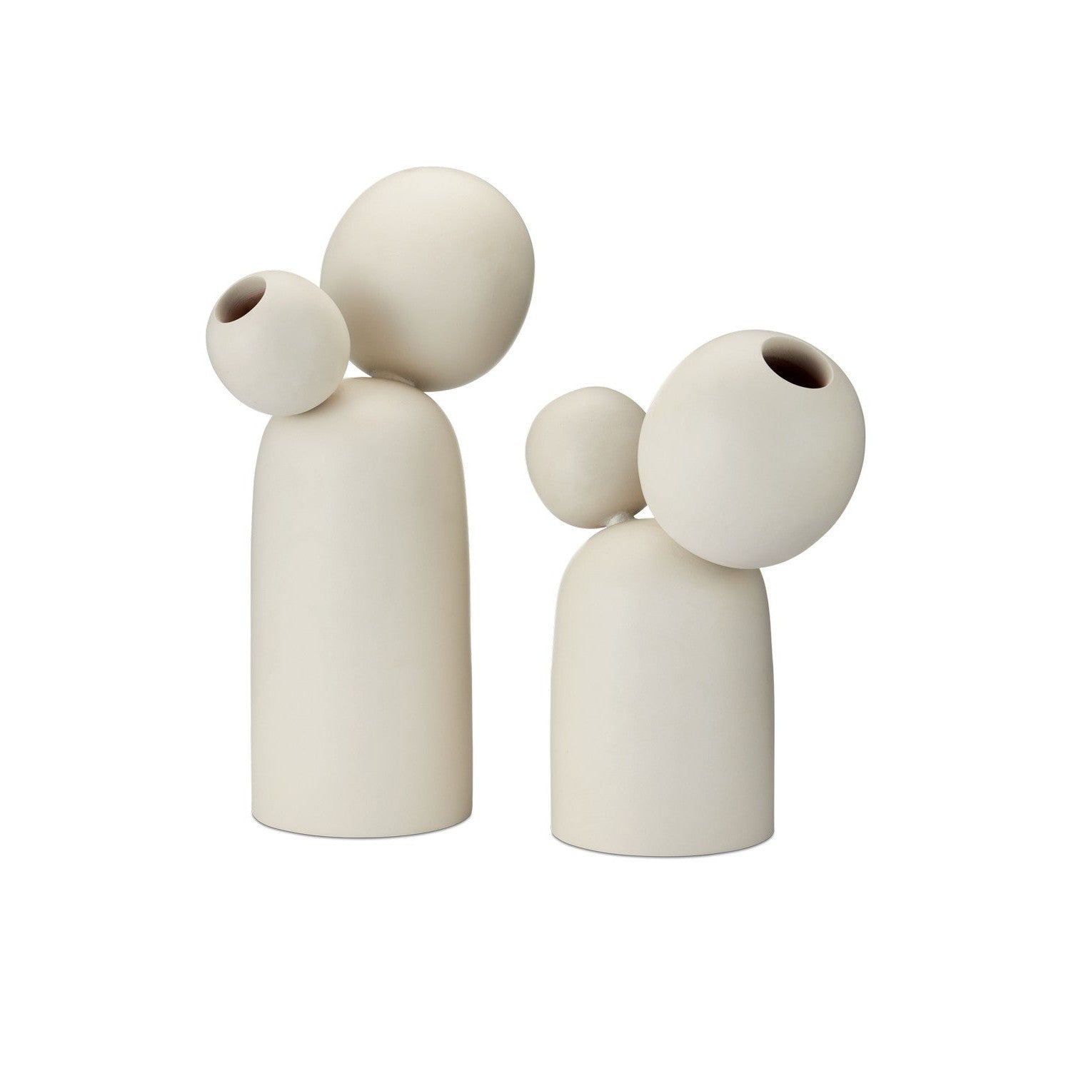 Currey and Company - 1200-0970 - Object Set of 2 - Ensemble Object Set of 2 - Ivory