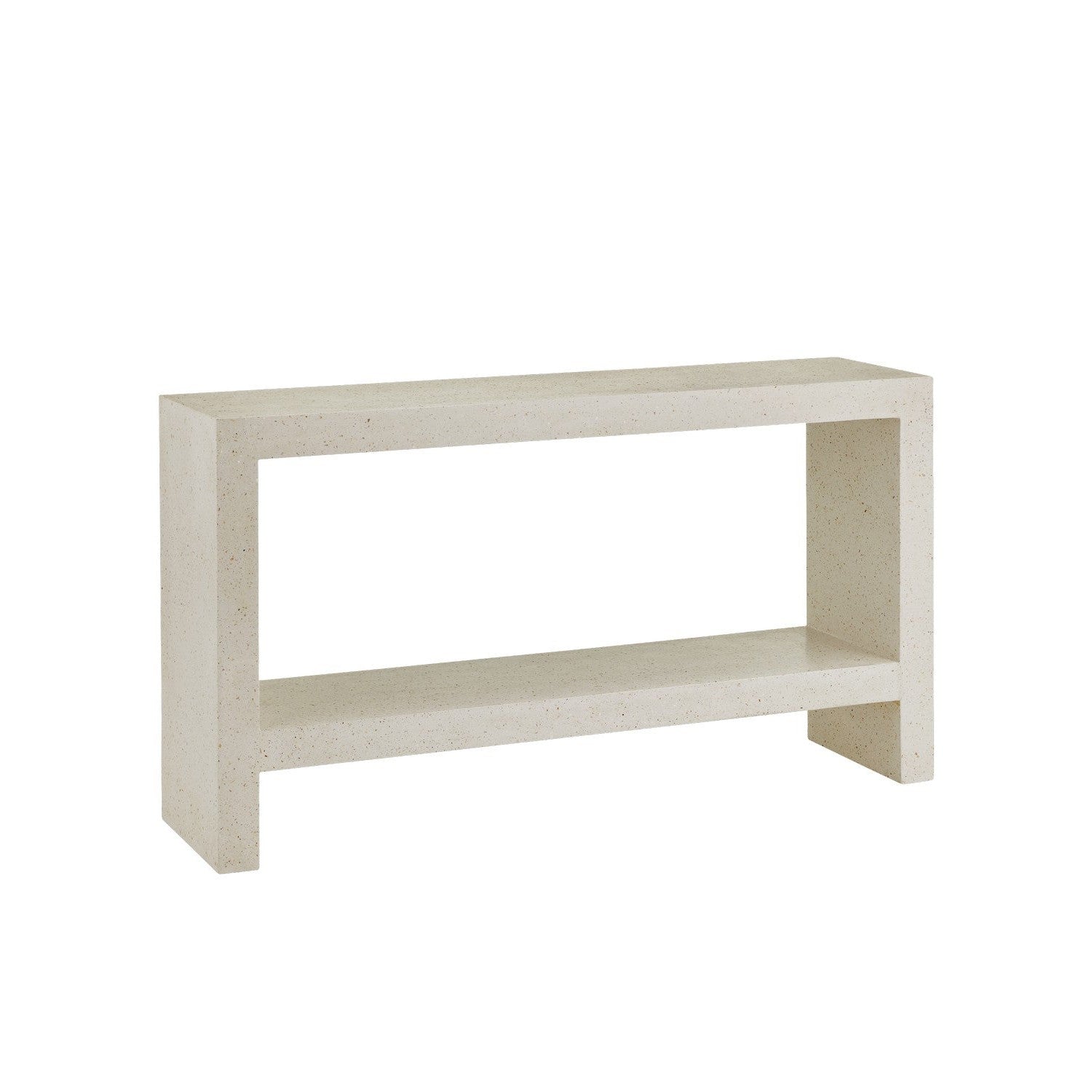 Currey and Company - 2000-0039 - Console Table - Carson Collection - Ivory Terrazzo