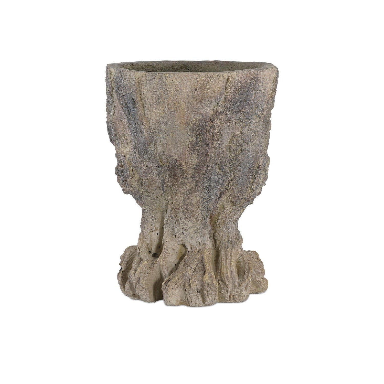 Currey and Company - 2200-0052 - Planter - Old Growth Collection - Dark Brown