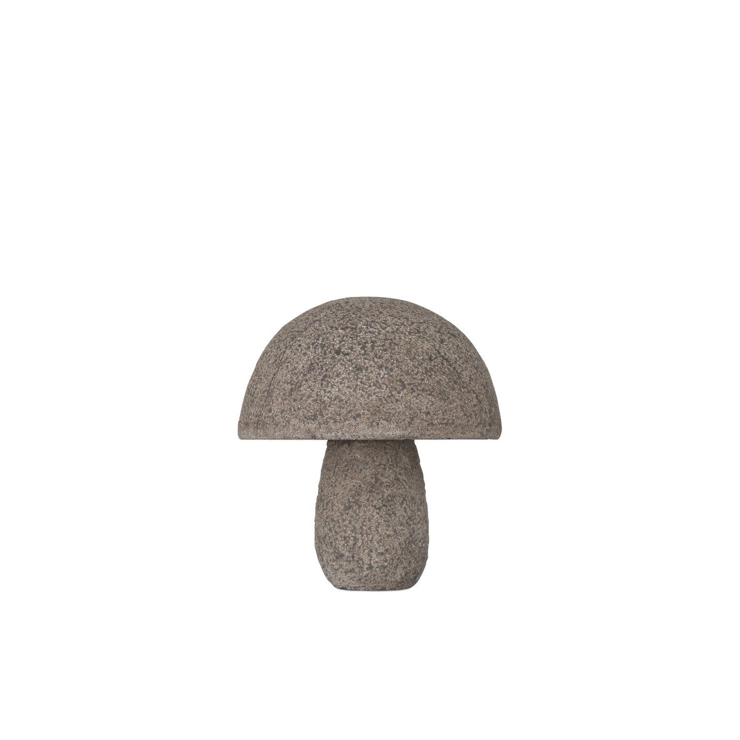 Currey and Company - 2200-0056 - Mushroom - Small Granite Mushroom - Textured Brown