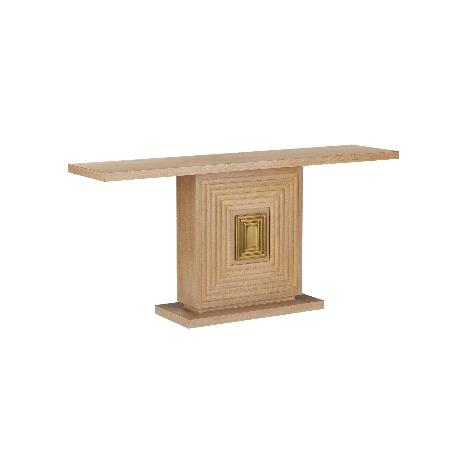 Currey and Company - 3000-0310 - Console Table - Morombe Collection - Washed Oak