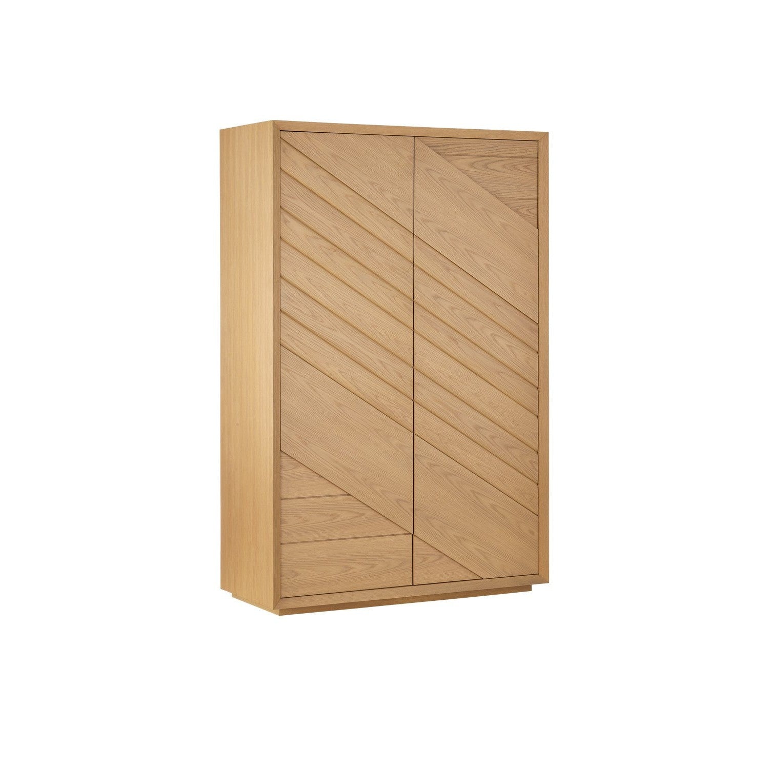 Currey and Company - 3000-0315 - Cabinet - Margot Collection - Light Oak