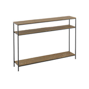 Currey and Company - 4000-0200 - Console Table - Lathi Brass Console Table - Antique Brass / Black