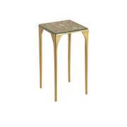 Currey and Company - 4000-0201 - Drinks Table - Honeycomb Drinks Table - Gold / Clear