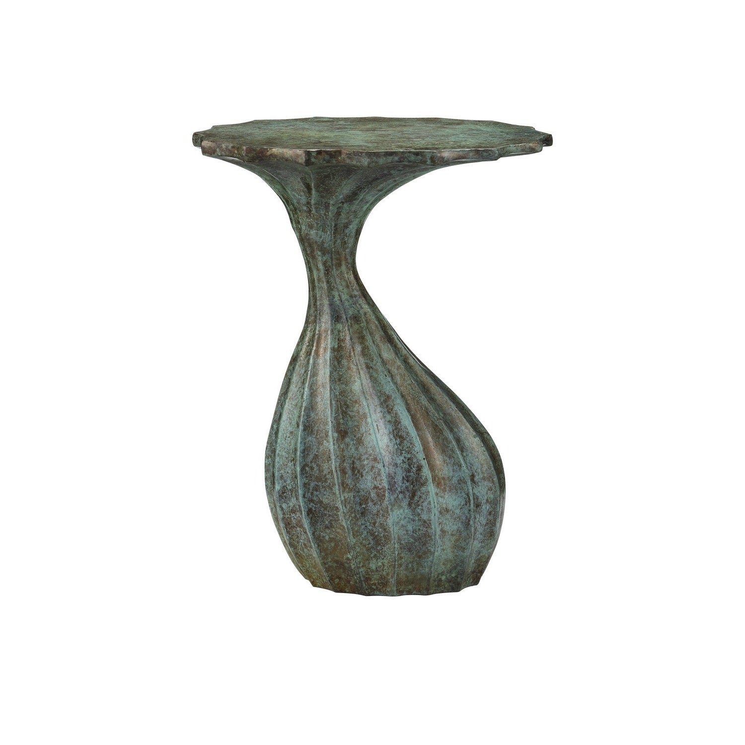 Currey and Company - 4000-0207 - Accent Table - Tunis Accent Table - Verdigris