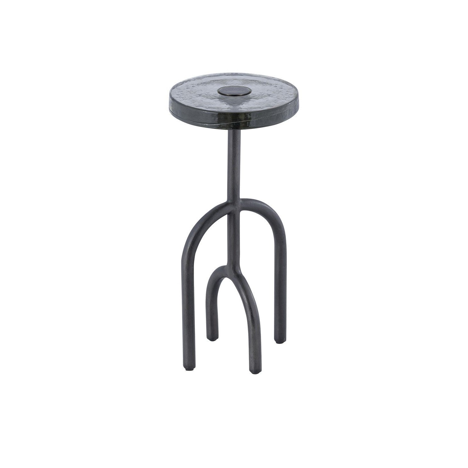 Currey and Company - 4000-0212 - Drinks Table - Grove Drinks Table - Black Nickel / Clear