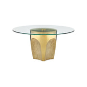 Currey and Company - 4000-0217 - Cocktail Table - Lemy Collection - Polished Brass / Clear