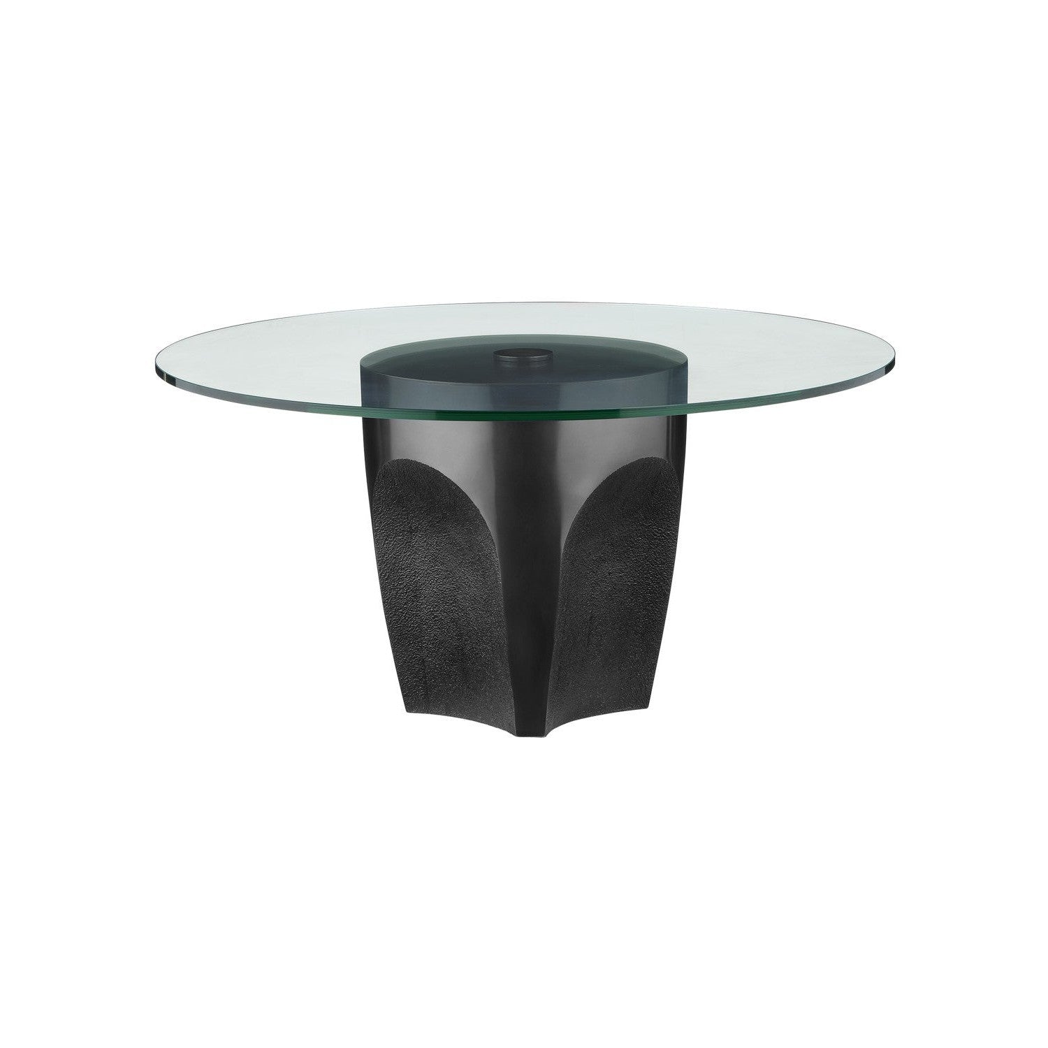 Currey and Company - 4000-0218 - Cocktail Table - Lemy Collection - Black / Clear