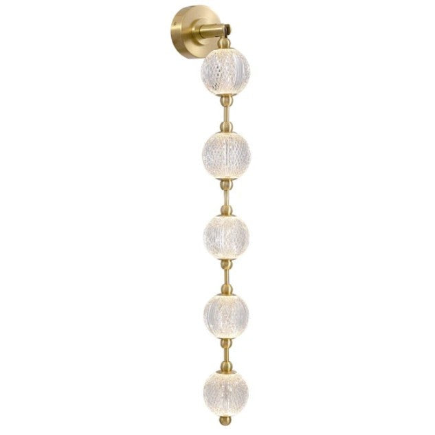 Alora - WV321005NB-UNV-010 - LED Wall Vanity - Marni - Natural Brass