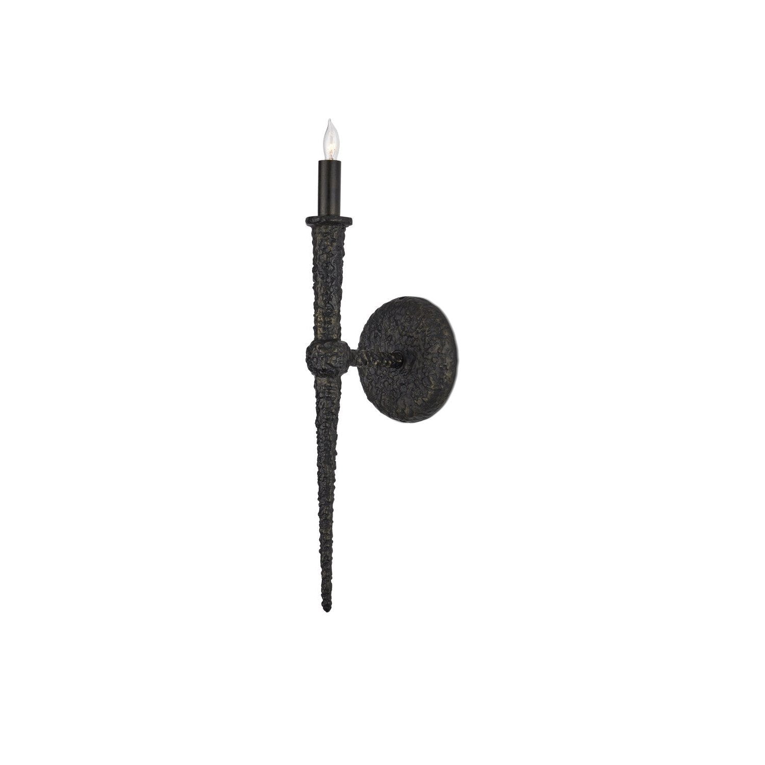 Currey and Company - 5000-0268 - One Light Wall Sconce - Blackthorn Collection - Aged Bronze