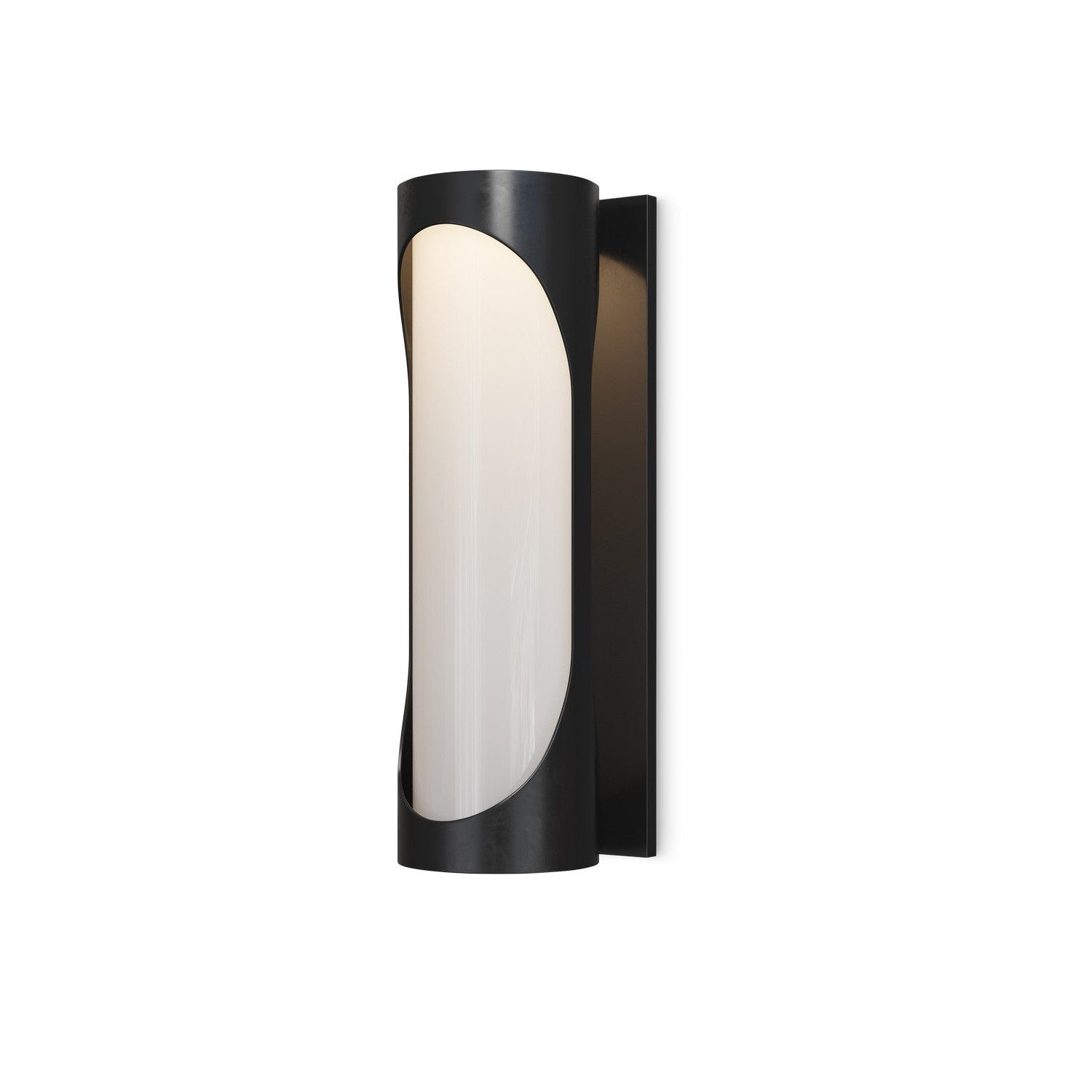 Currey and Company - 5500-0047 - LED Outdoor Wall Sconce - Swale Collection - Black / White