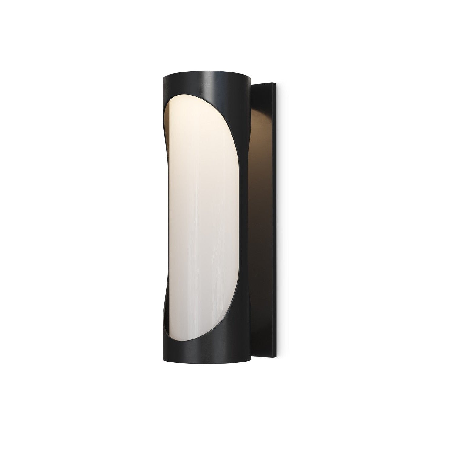Currey and Company - 5500-0048 - LED Outdoor Wall Sconce - Swale Collection - Black / White