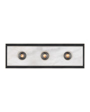 Currey and Company - 5800-0053 - Three Light Wall Sconce - Berdine Collection - Natural / Oil Rubbed Bronze