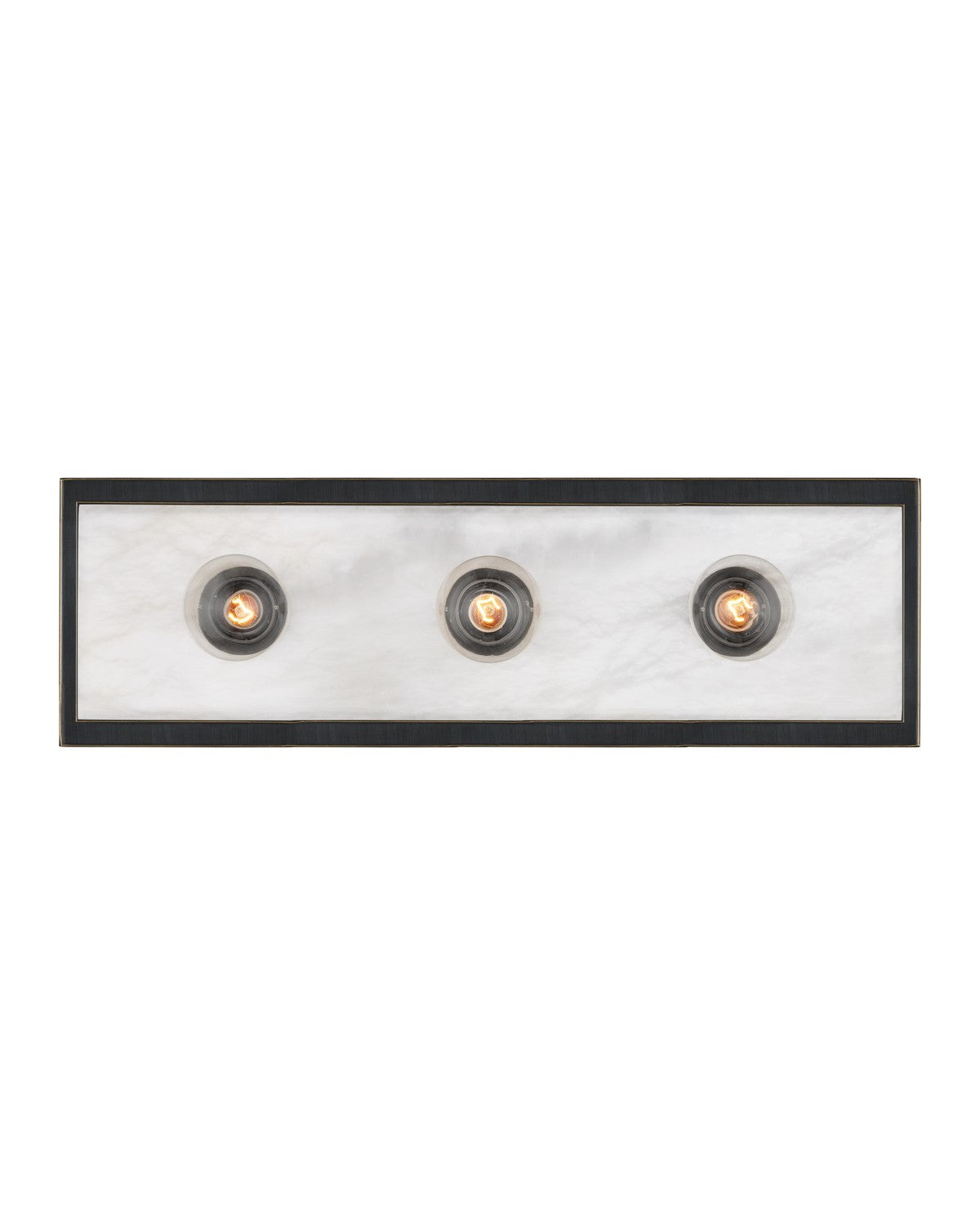 Currey and Company - 5800-0053 - Three Light Wall Sconce - Berdine Collection - Natural / Oil Rubbed Bronze