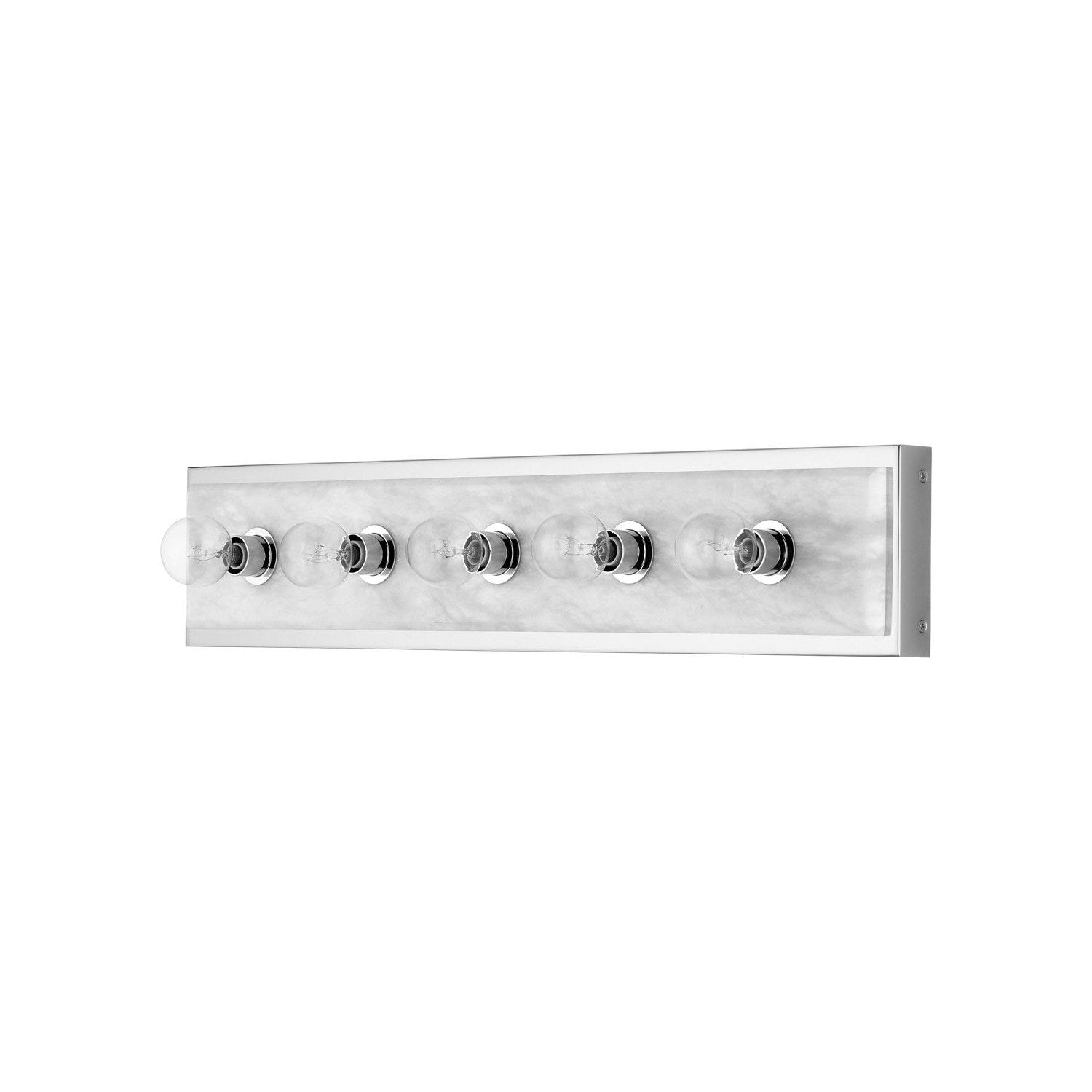 Currey and Company - 5800-0057 - Five Light Wall Sconce - Berdine Collection - Natural / Polished Nickel