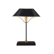 Currey and Company - 6000-0982 - One Light Table Lamp - Daphne Collection - Black / Antique Gold