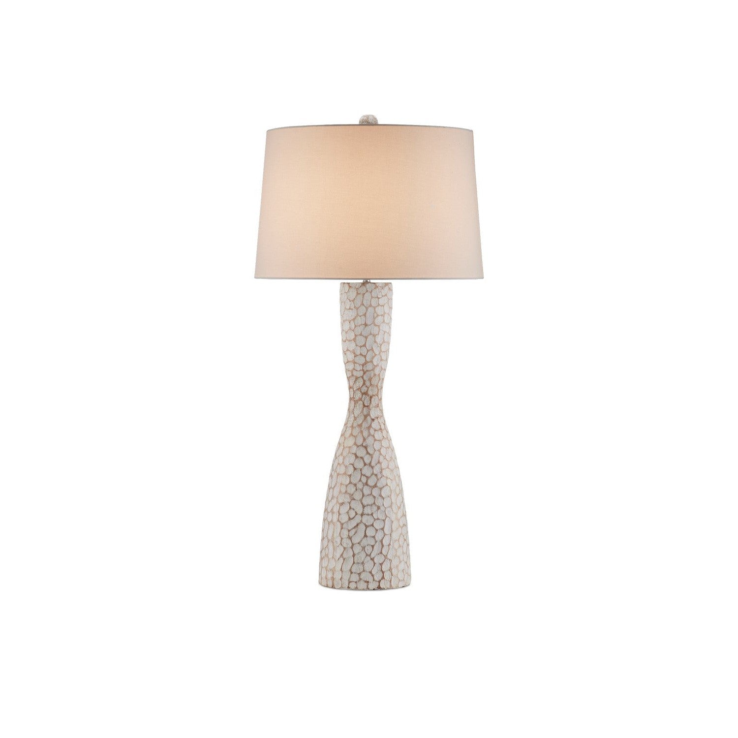 Currey and Company - 6000-0990 - One Light Table Lamp - Edwell Collection - Whitewash
