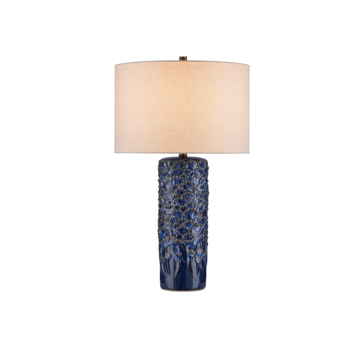 Currey and Company - 6000-0991 - One Light Table Lamp - Fairmont Dark Blue Table Lamp - Dark Blue Reactive