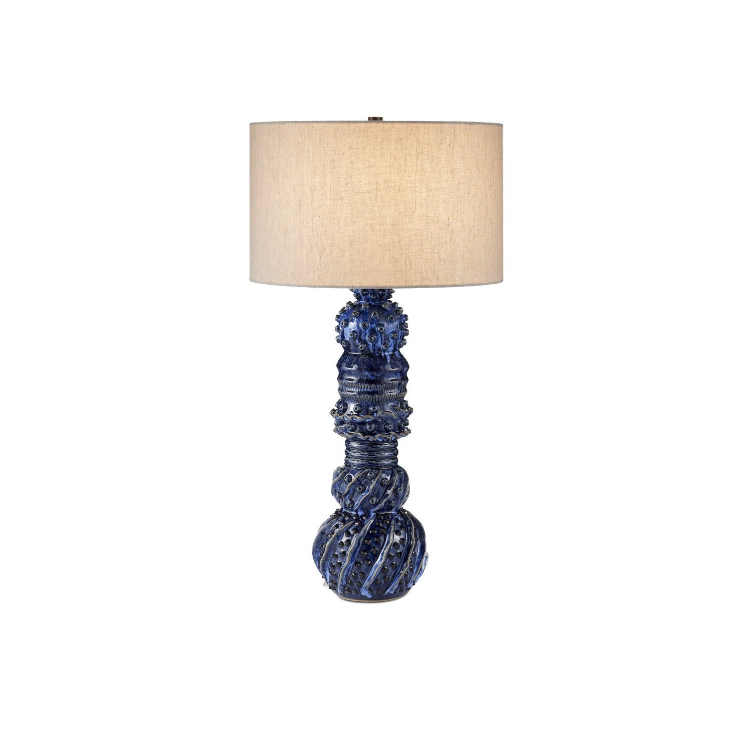 Currey and Company - 6000-0995 - One Light Table Lamp - Undersea Dark Blue Table Lamp - Dark Blue Reactive