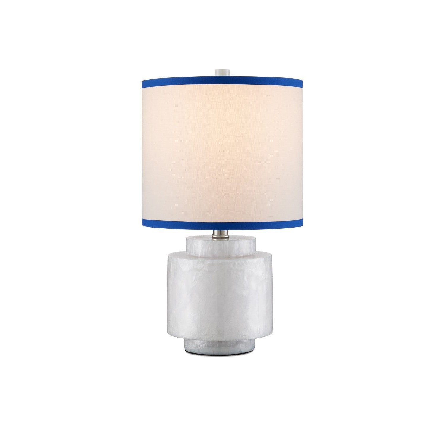 Currey and Company - 6000-1002 - One Light Table Lamp - Beryl Collection - White Swirl