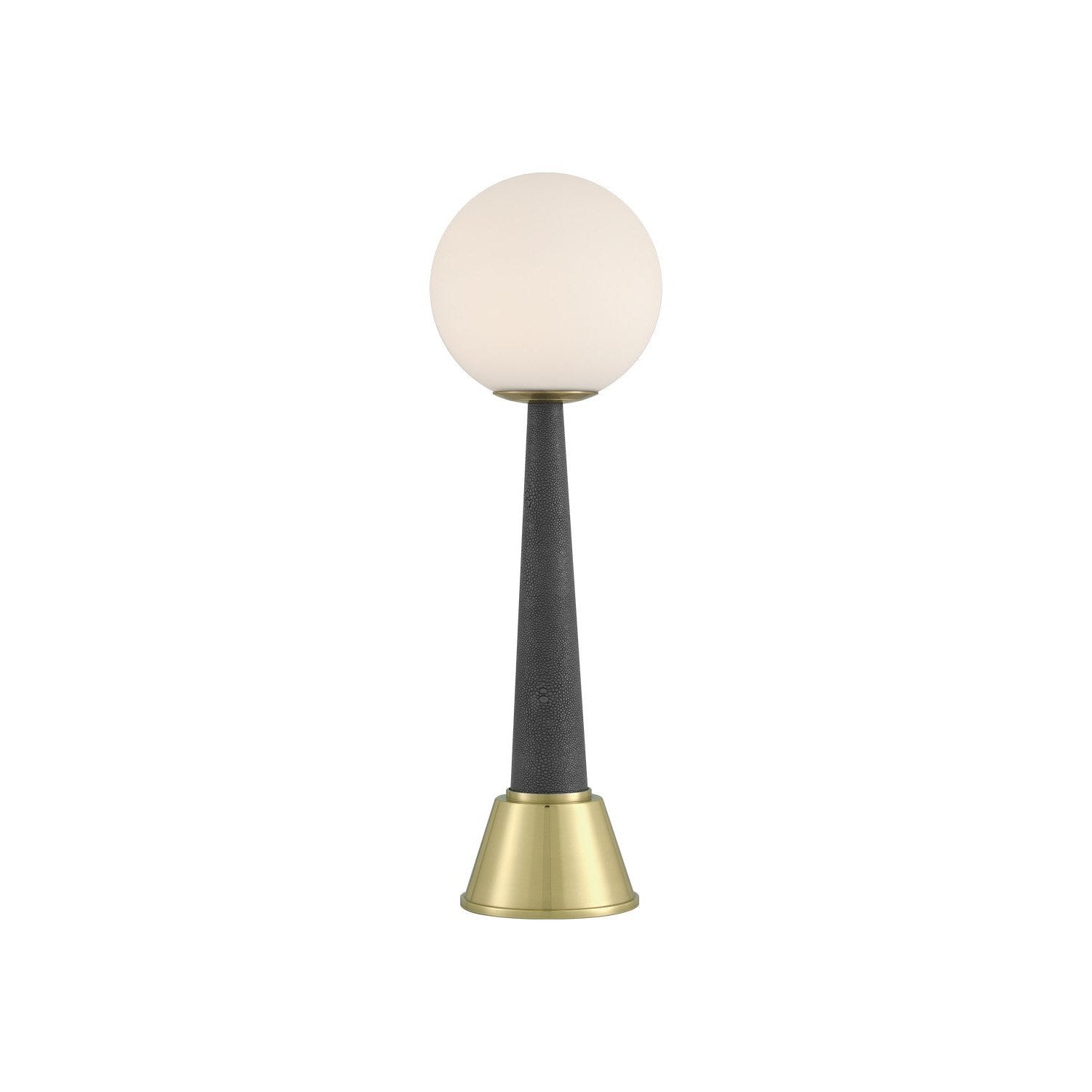 Currey and Company - 6700-0005 - LED Table Lamp - Sortie Brass Cordless Table Lamp - Polished Brass / Milk
