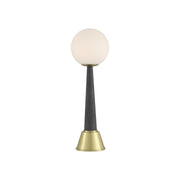 Currey and Company - 6700-0005 - LED Table Lamp - Sortie Brass Cordless Table Lamp - Polished Brass / Milk