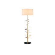 Currey and Company - 8000-0161 - One Light Floor Lamp - Vittoria Floor Lamp - Antique Gold Leaf