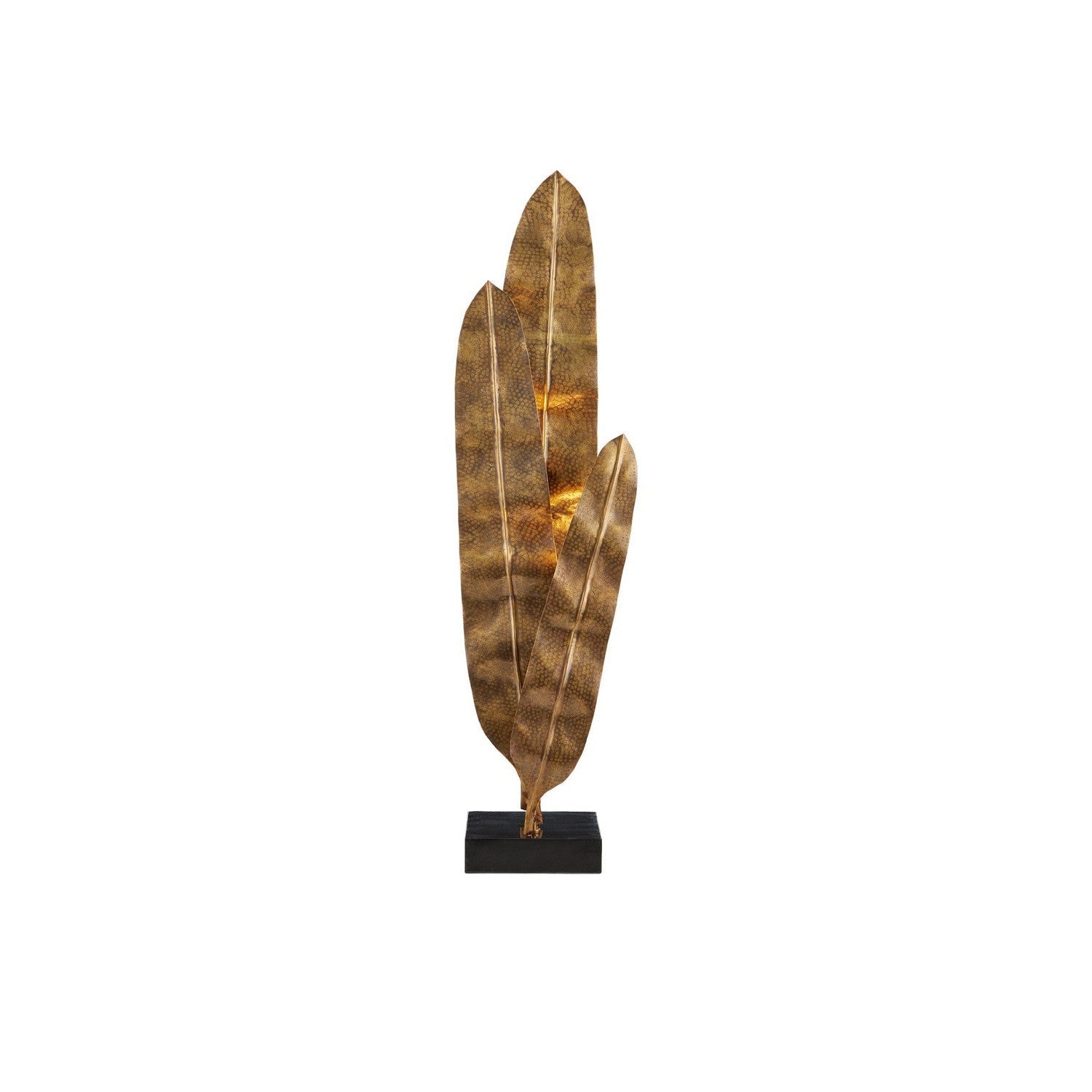 Currey and Company - 8000-0164 - LED Floor Lamp - Musa Floor Lamp - Vintage Brass / Black