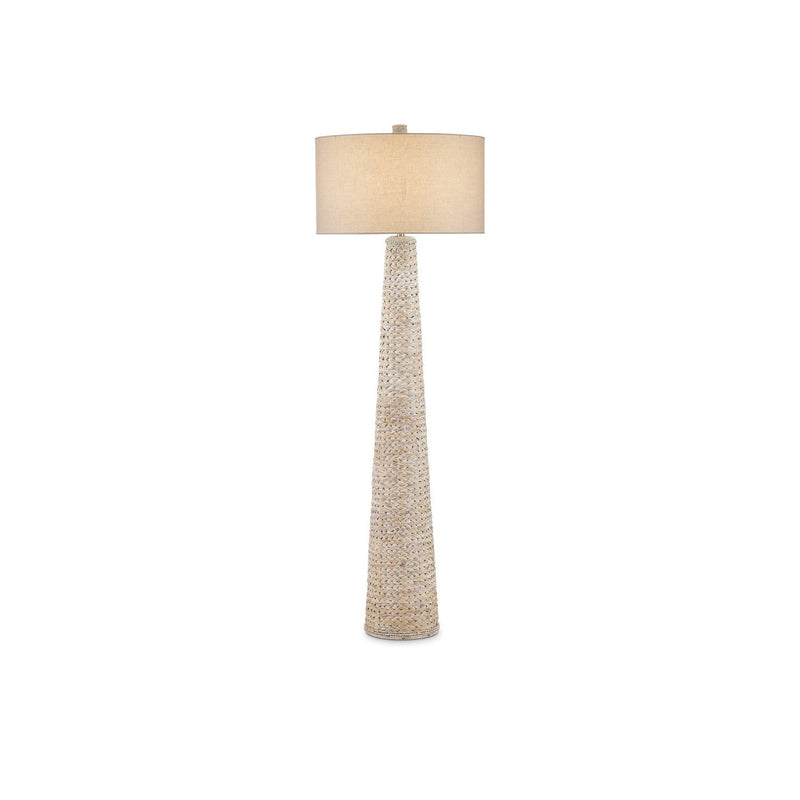 Currey and Company - 8000-0166 - One Light Floor Lamp - Birdsong Collection - Whitewash