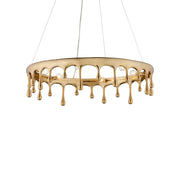 Currey and Company - 9000-1230 - Six Light Chandelier - Liquid Gold Chandelier - Polished Brass