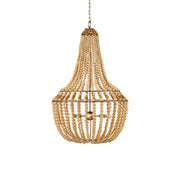 Currey and Company - 9000-1231 - Six Light Chandelier - Penelope Collection - Beige / Antique Brass