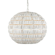 Currey and Company - 9000-1237 - One Light Pendant - Panopolis White Pendant - White