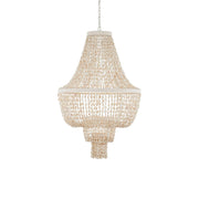 Currey and Company - 9000-1242 - LED Chandelier - Cybele Chandelier - Natural / Pearlized White / White