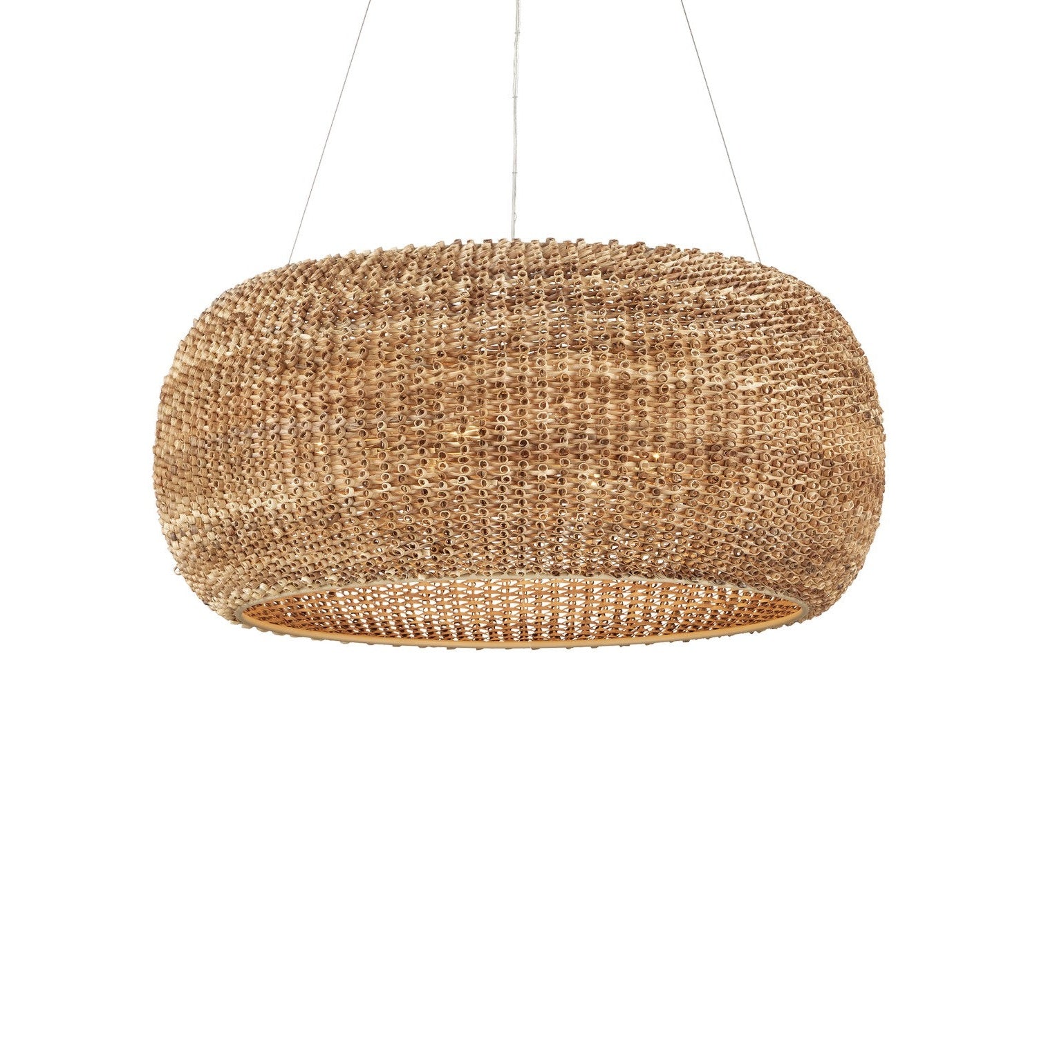 Currey and Company - 9000-1245 - Six Light Chandelier - Boucle Chandelier - Natural / Beige
