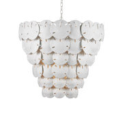 Currey and Company - 9000-1252 - Eight Light Chandelier - Tulum Collection - White / Sugar White
