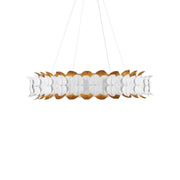 Currey and Company - 9000-1253 - LED Chandelier - Aventine Chandelier - Gesso White / Contemporary Gold