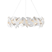 Currey and Company - 9000-1262 - LED Chandelier - Tijereta White Chandelier - Gesso White
