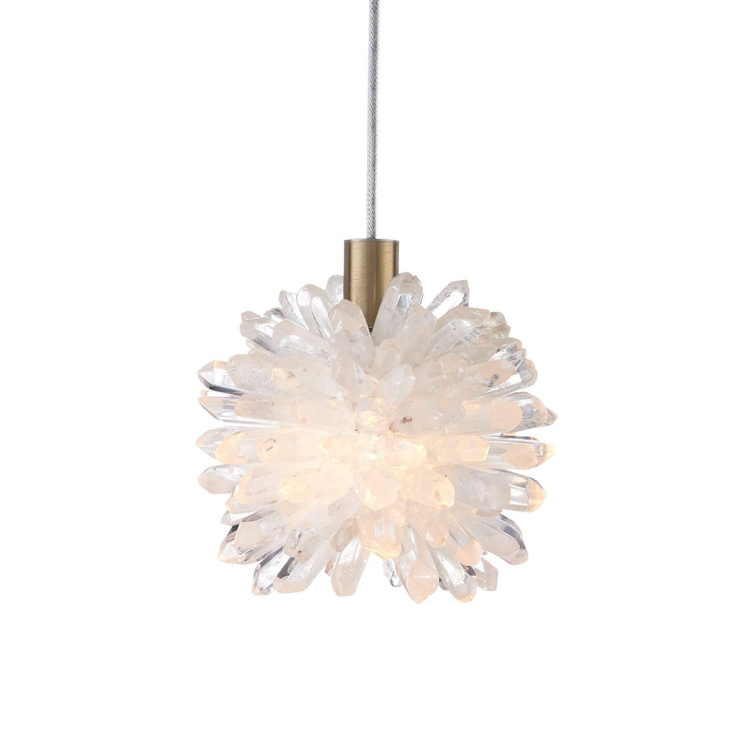 Currey and Company - 9000-1269 - One Light Pendant - Purity Pendant - Natural / Brass