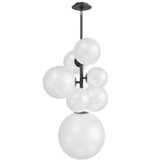 Avenue Lighting - HF4277-BK-WHT - Seven Light Pendant - Delilah - Black