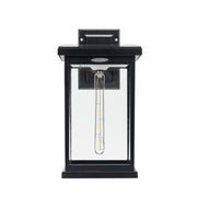 Gama Sonic - 130B50010 - One Light Wall Sconce - Modern Farmhouse - Black