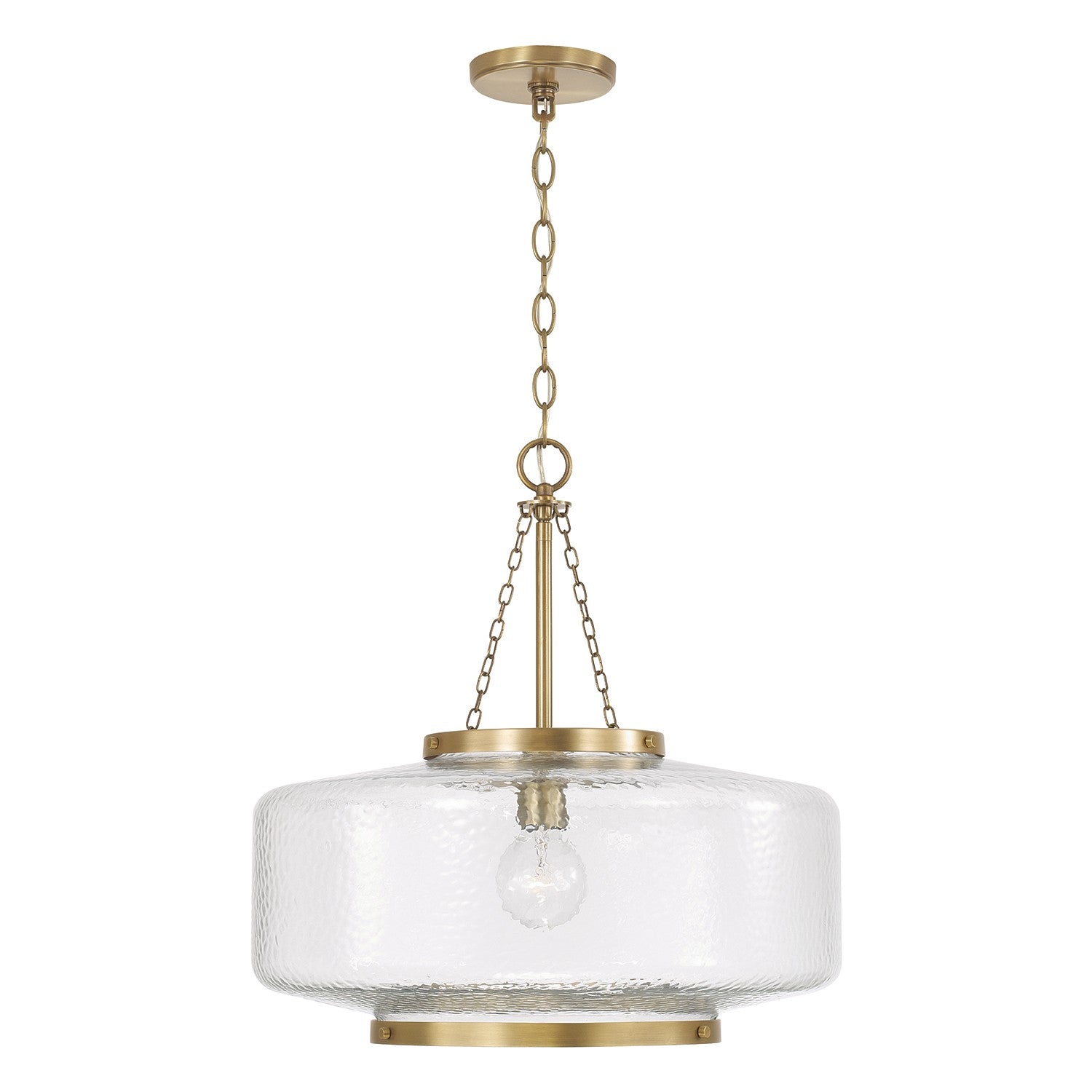 Capital Lighting - 355311AD - One Light Pendant - Landon - Aged Brass