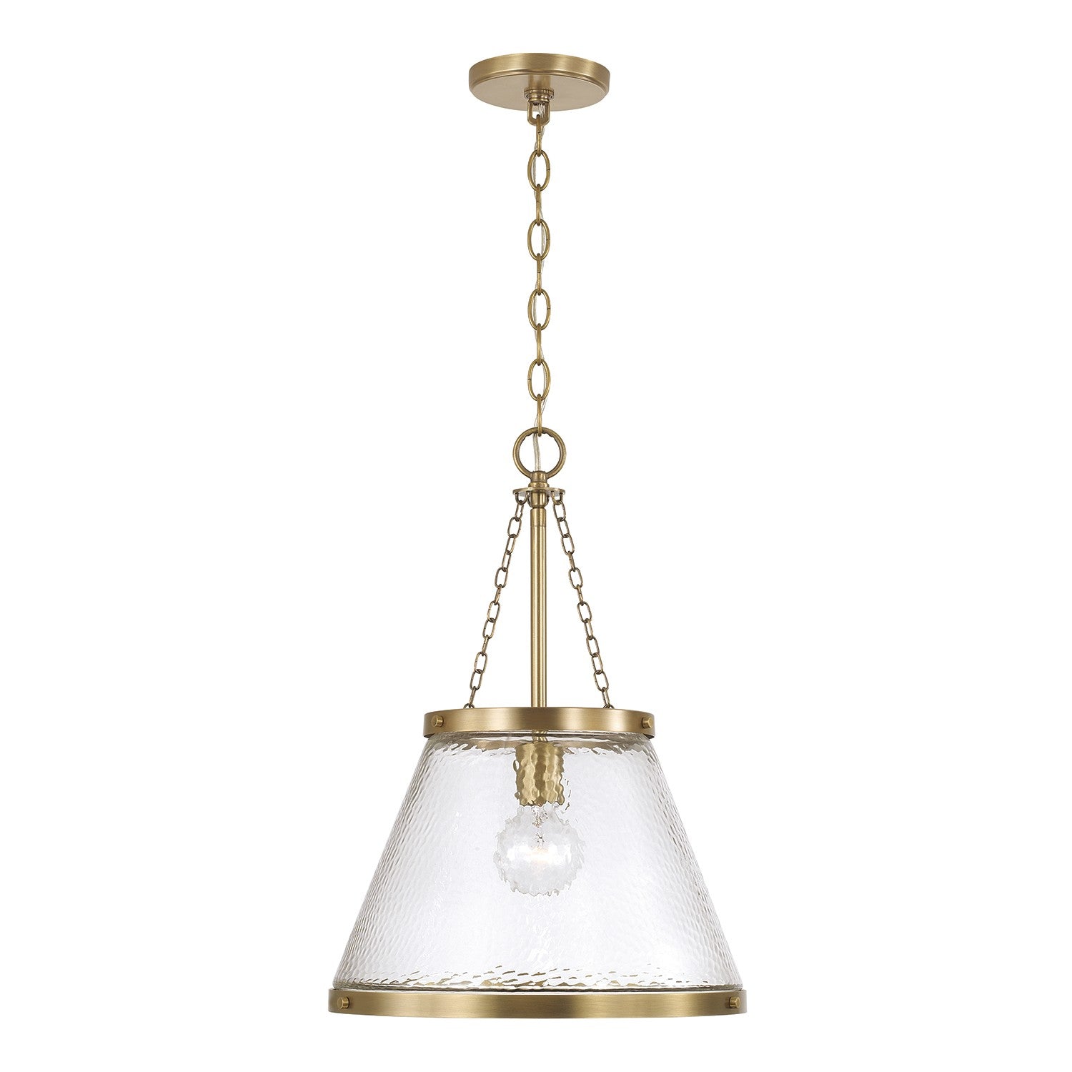Capital Lighting - 355312AD - One Light Pendant - Landon - Aged Brass
