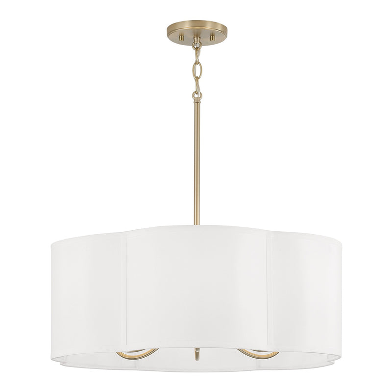 Capital Lighting - 356461MA - Six Light Pendant - Sabine - Matte Brass