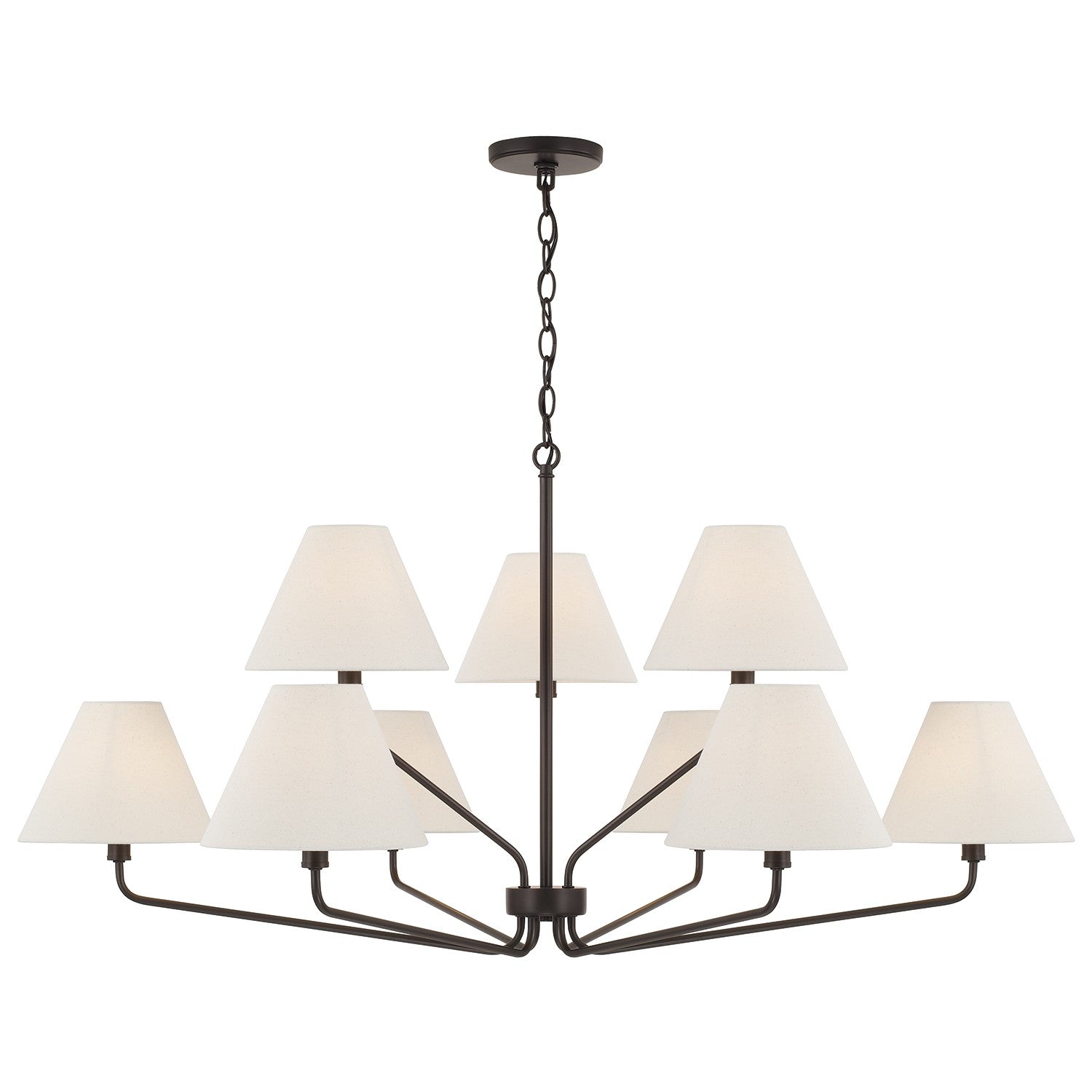 Capital Lighting - 456691ES-713 - Nine Light Chandelier - Chadwick - Espresso