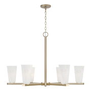 Capital Lighting - 456961MA-556 - Six Light Chandelier - Romy - Matte Brass