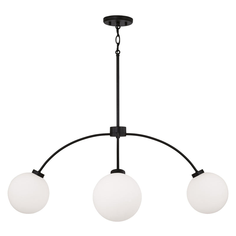 Capital Lighting - 457141BI-557 - Four Light Chandelier - Amos - Black Iron