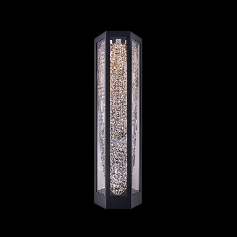 Allegri - 041020-052-FR001 - LED Outdoor Wall Sconce - Strati Esterno - Matte Black Fluorocarbon